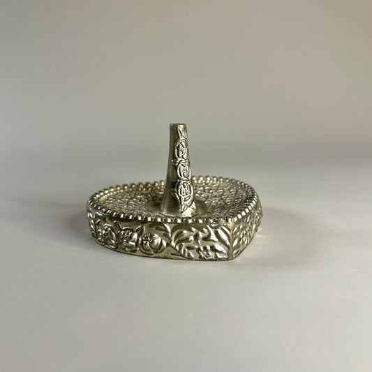 Silver plated ring holder
