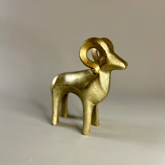 Gold tone ram
