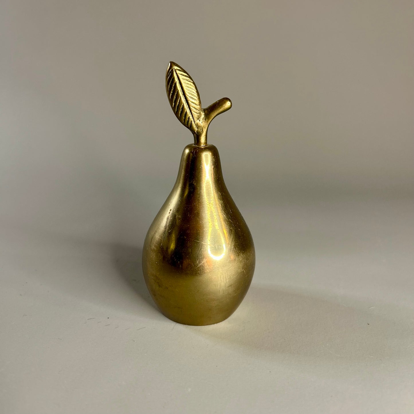 solid brass pear bell