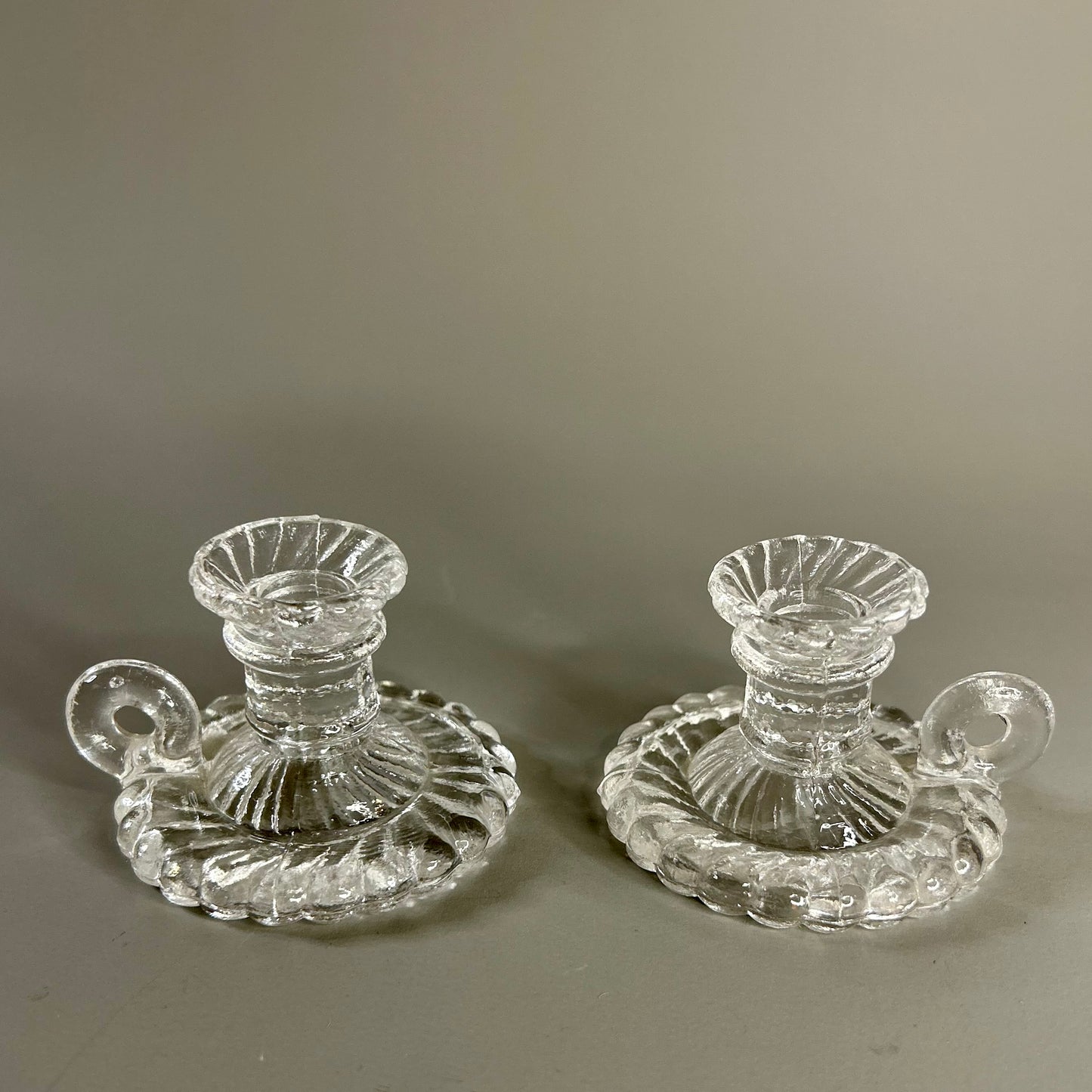 Pair of mini candle holders