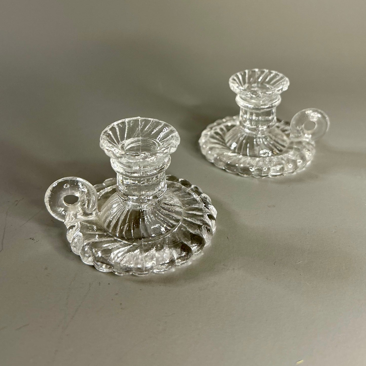 Pair of mini candle holders