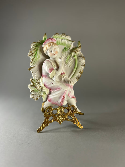 Pair of Thames Japan porcelain wall plaques