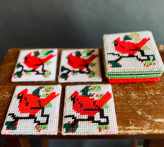 Cardinal Coaster Set