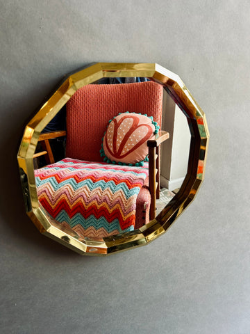 Gold Circle Mirror