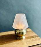Mini brass table light