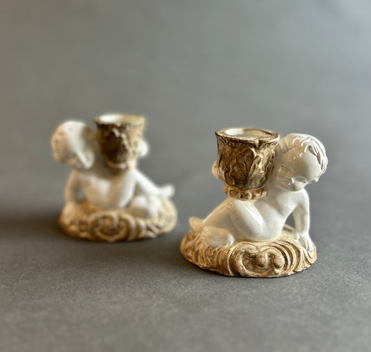 Cherub Candle Holders