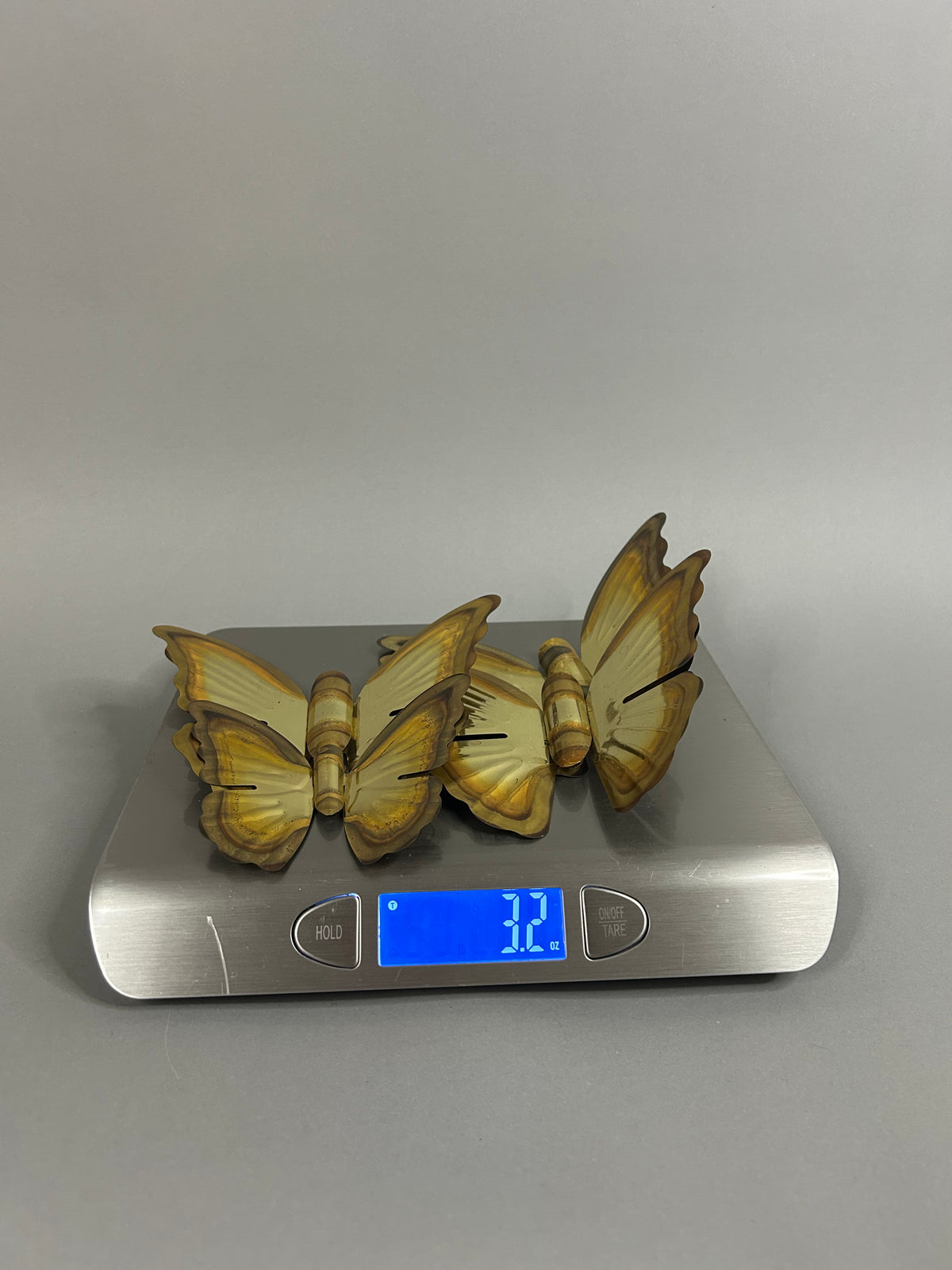Gold tone butterfly set