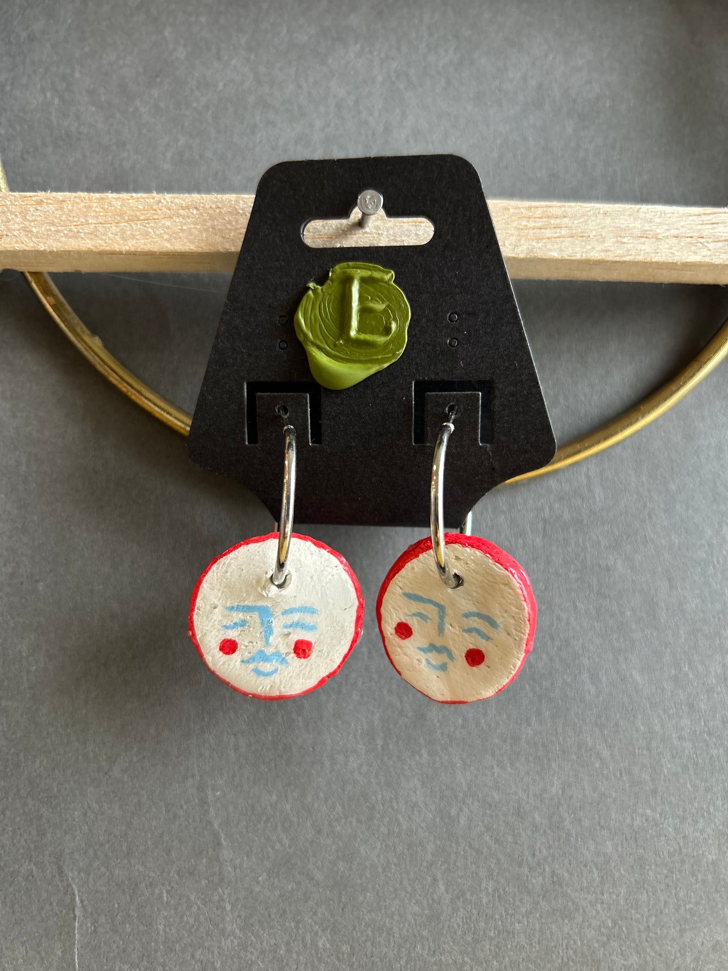 Clay earrings