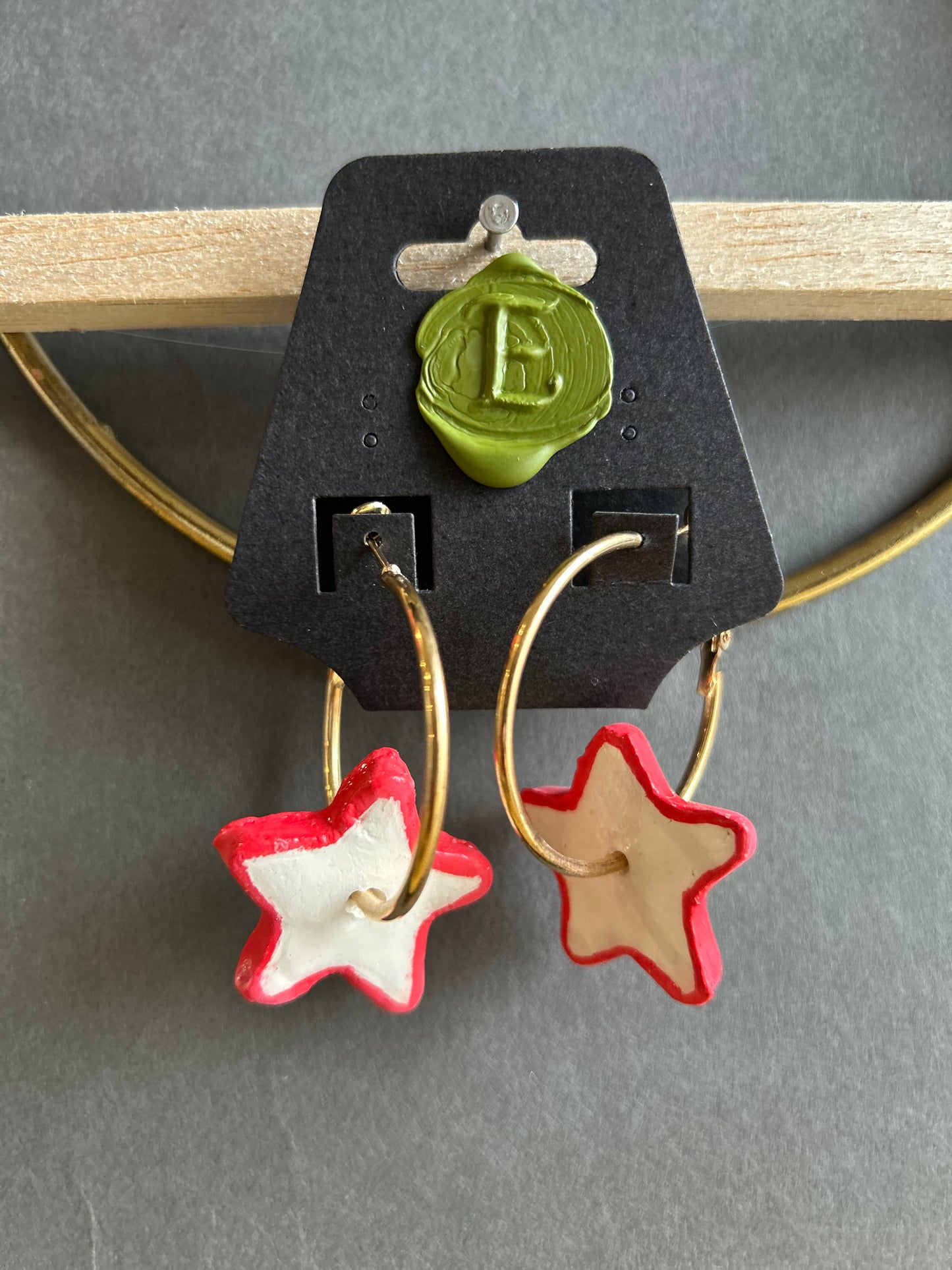 Clay earrings