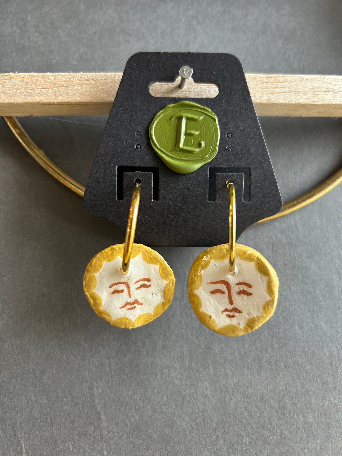 Clay earrings