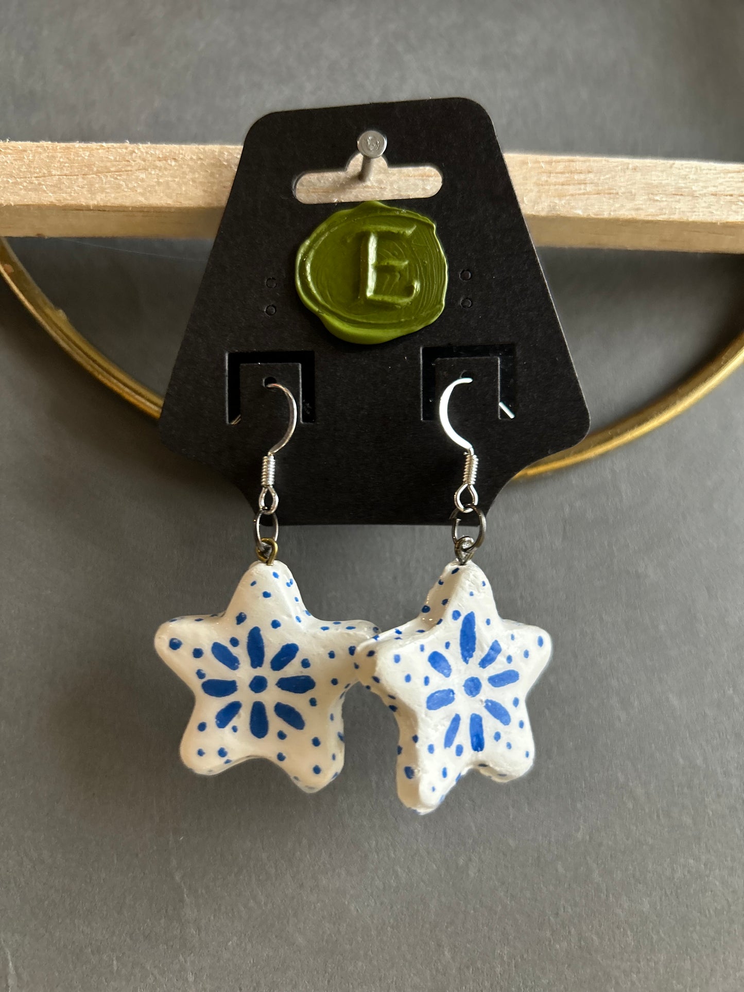 Clay earrings