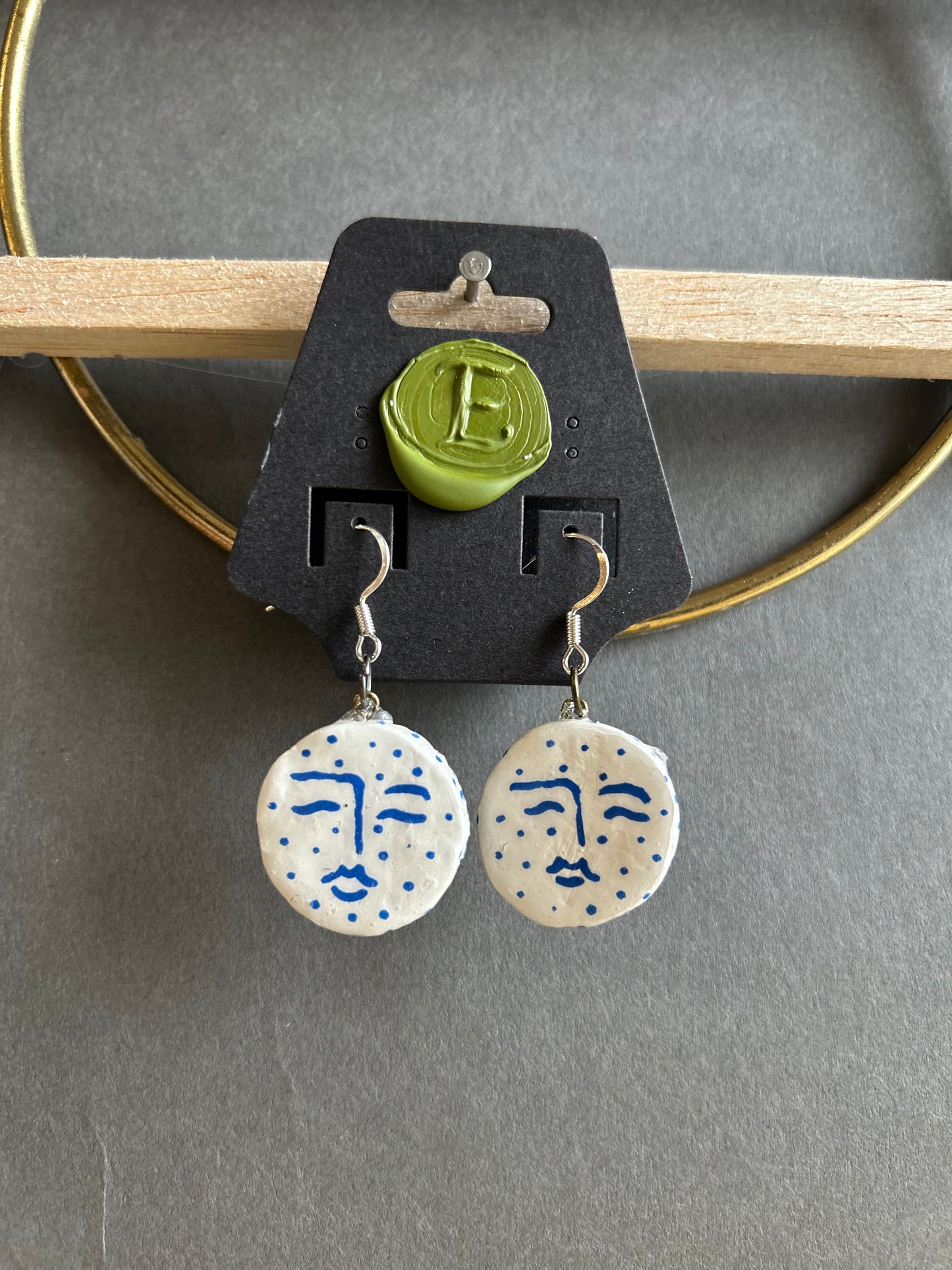 Clay earrings