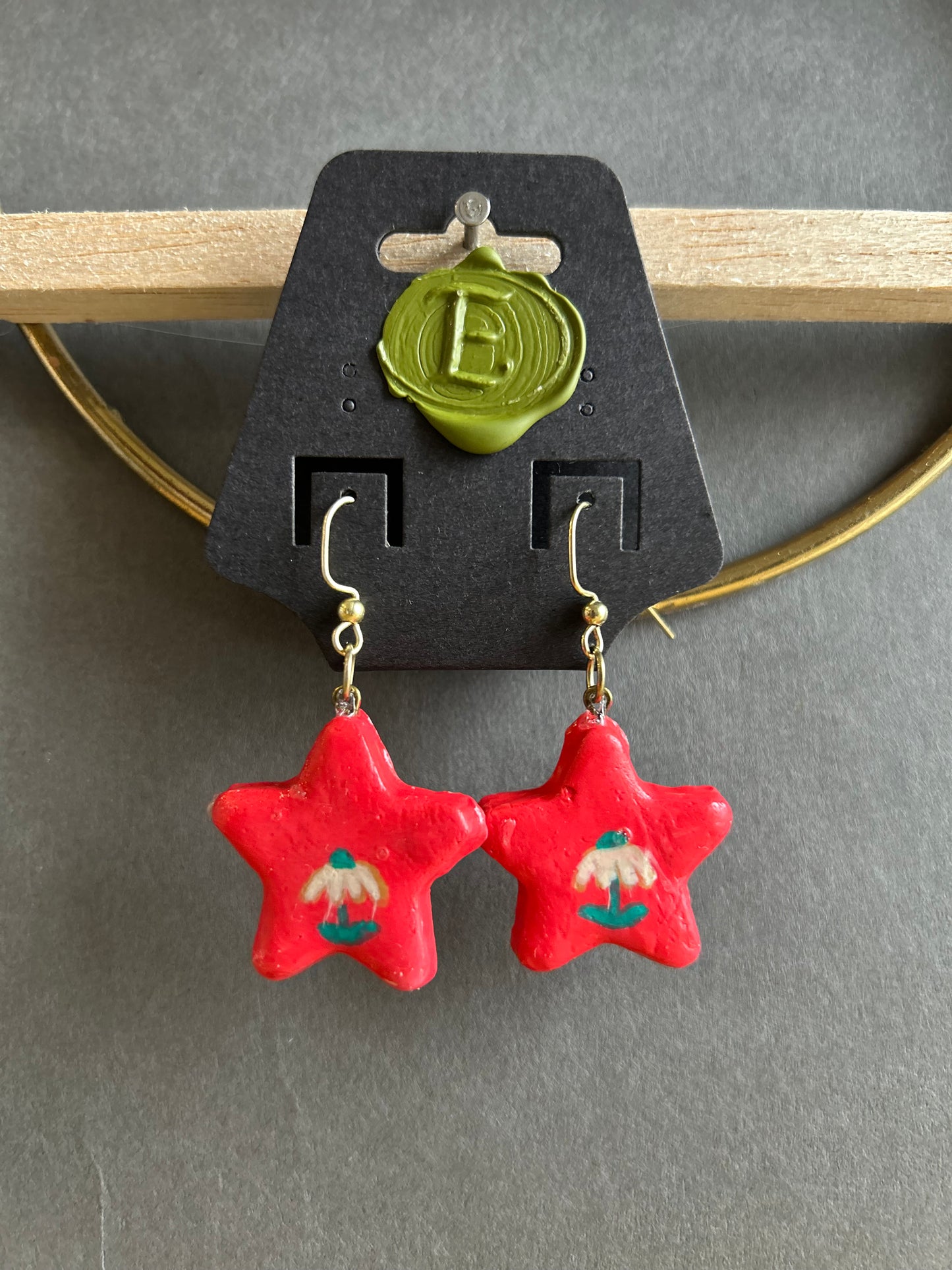 Clay earrings