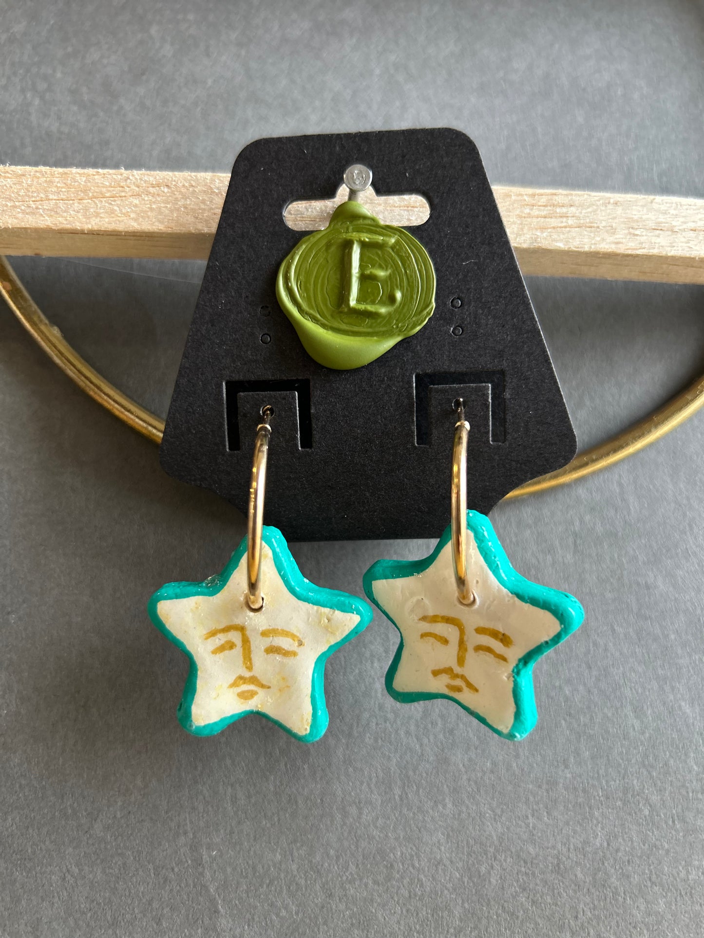 Clay earrings