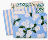 Assorted File Folders - Hydrangea