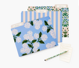 Assorted File Folders - Hydrangea