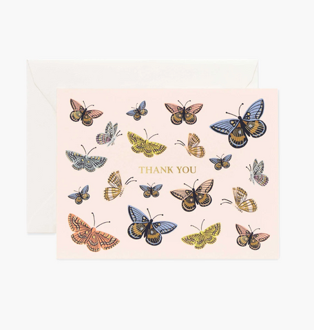 Monarch Thank You Greeting Card