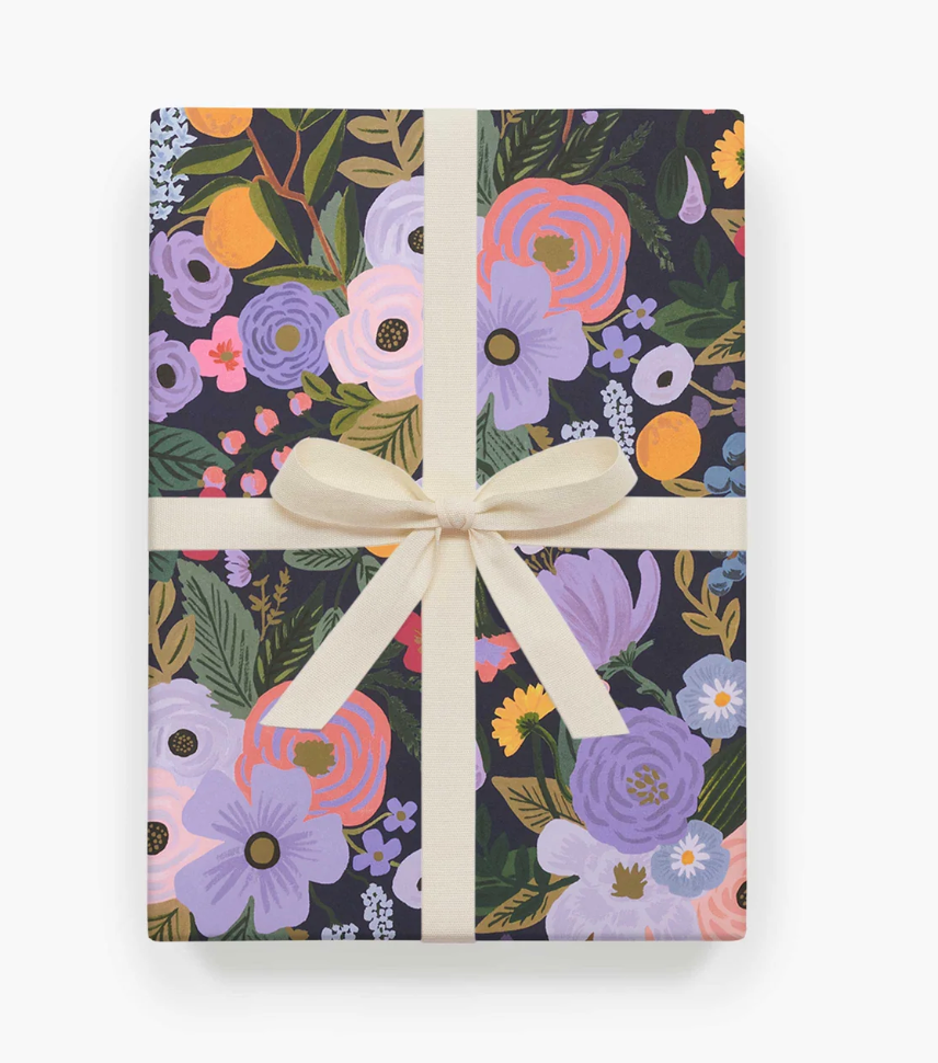 Wrapping Sheet  - Violet Garden Party