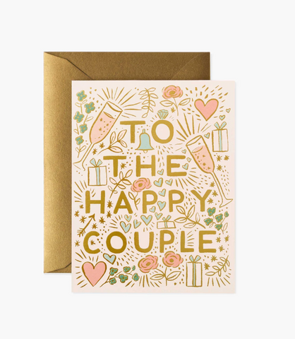 To The Happy Couple Greeting Card