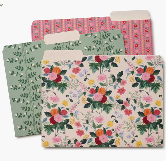 Assorted File Folders Dahlia