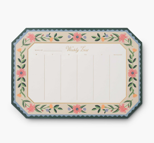 Aster Weekly Desk Pad