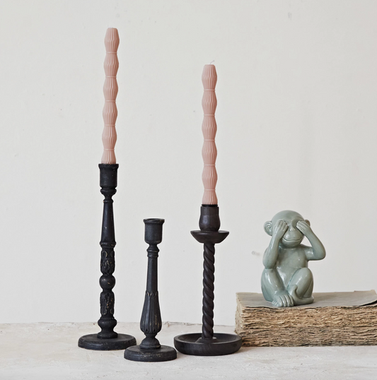 Wood Candlesticks