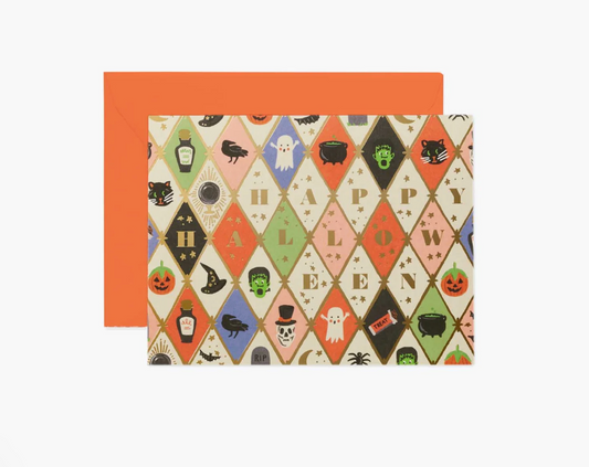 Halloween Argyle Card