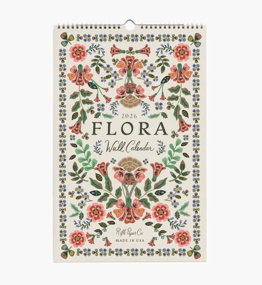 2026 Flora Wall Calendar