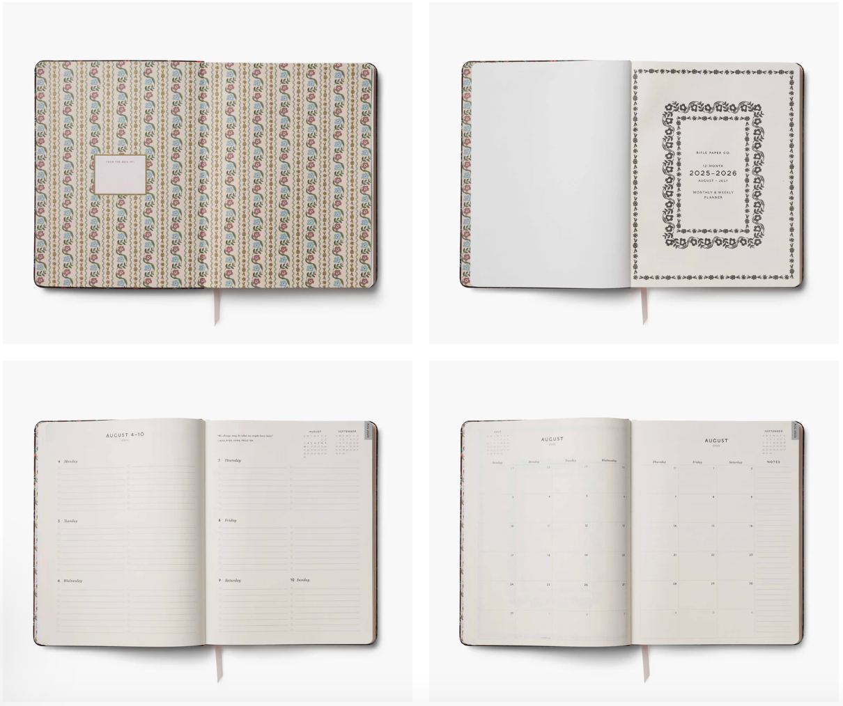 025-2026 12-Month Academic Bookbound Planner