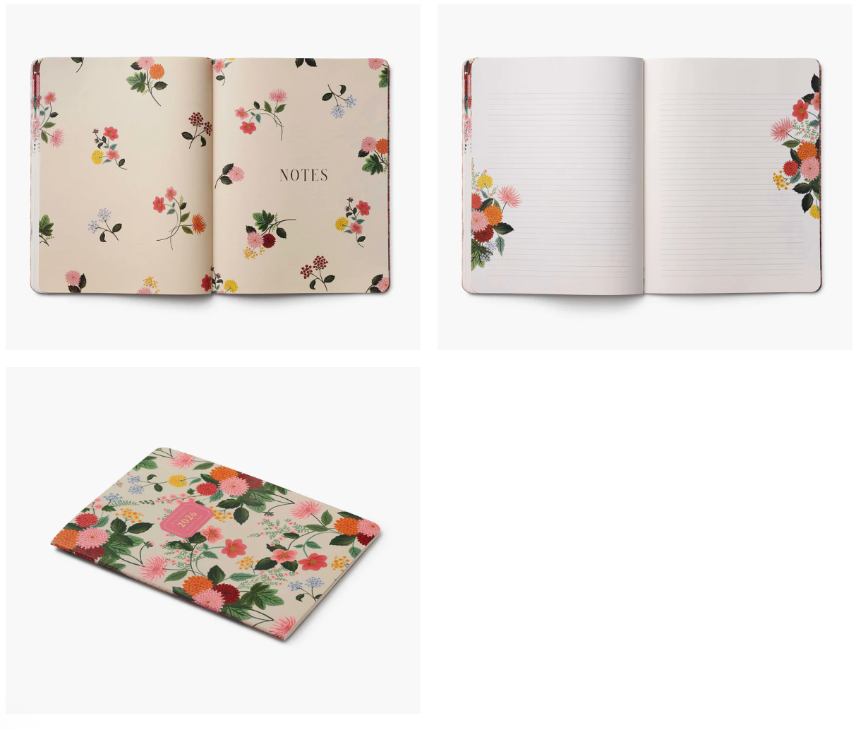 2026 Dahlia 12-Month Appointment Notebook