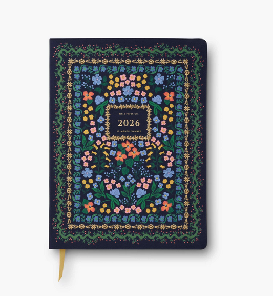 2026 Wildwood 12-Month Embroidered Bookbound Planner
