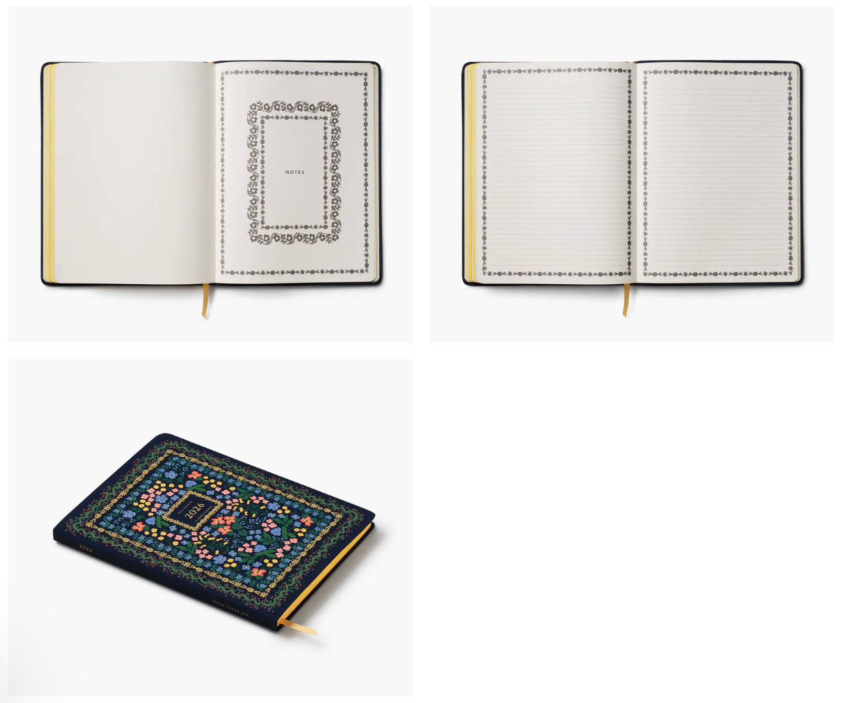 2026 Wildwood 12-Month Embroidered Bookbound Planner