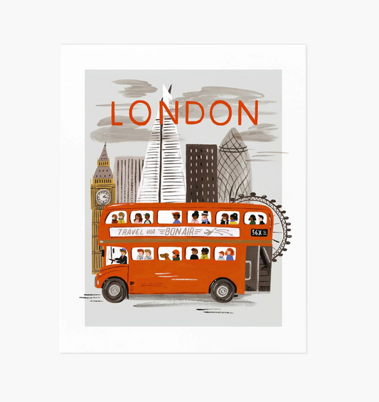 London World Traveler Art Print