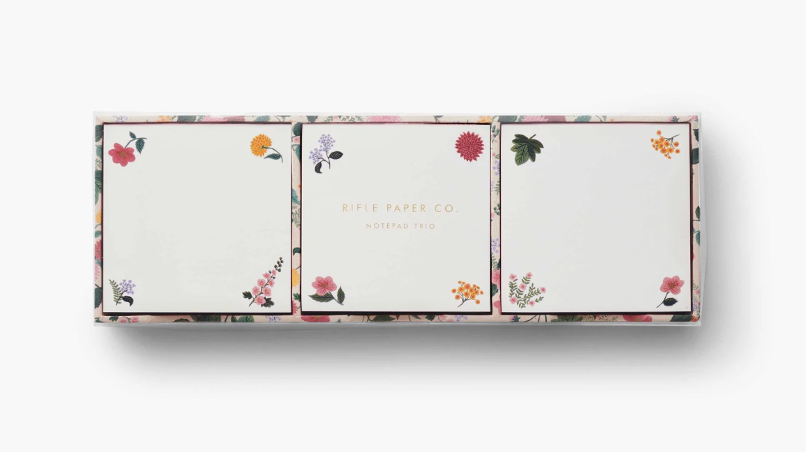 Dahlia Notepad Trio
