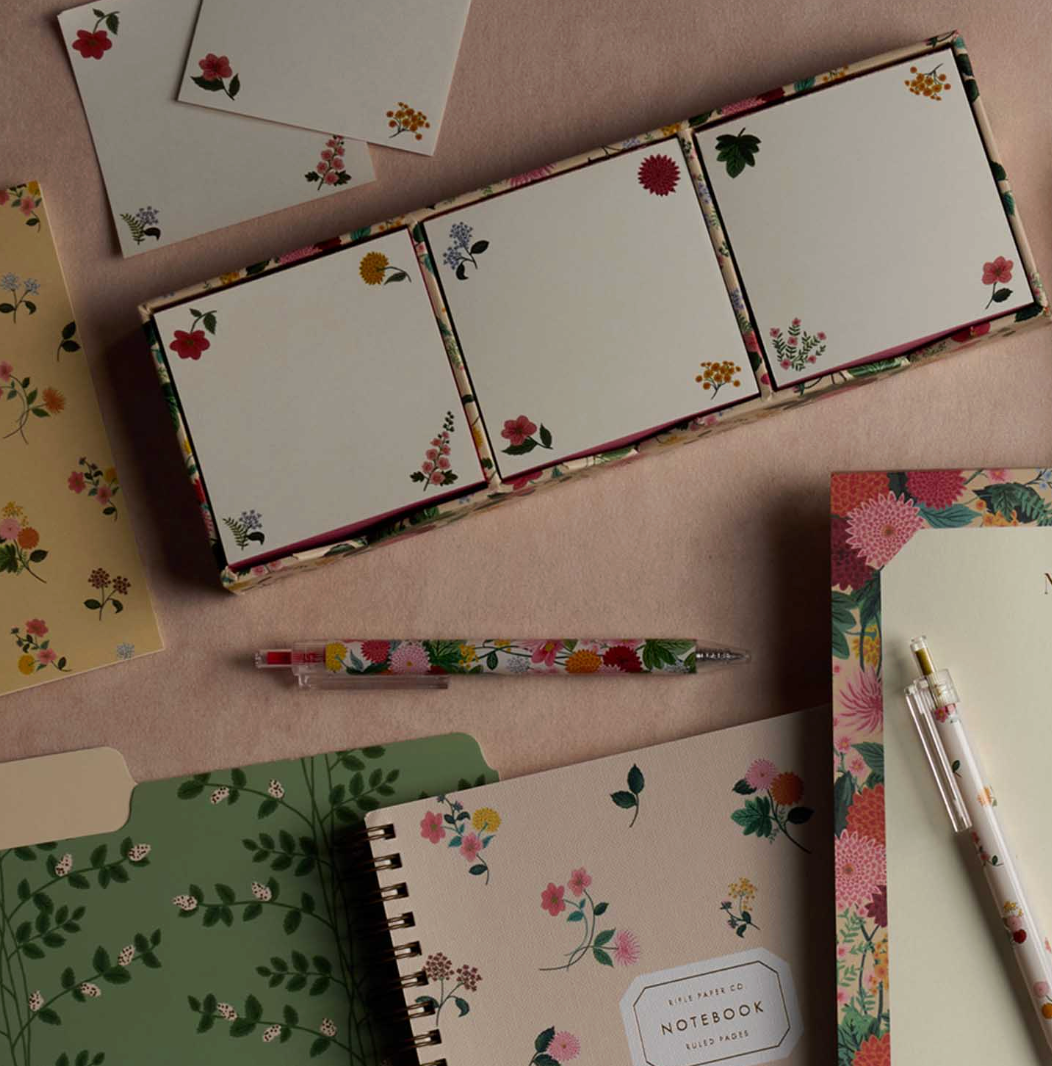 Dahlia Notepad Trio