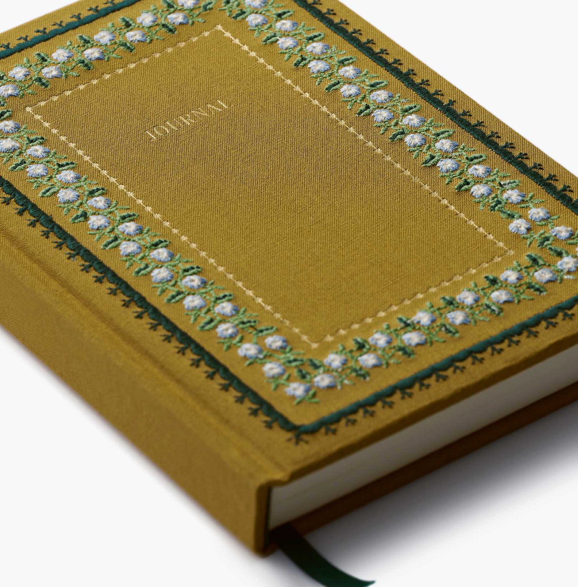Portico Embroidered Lined Journal
