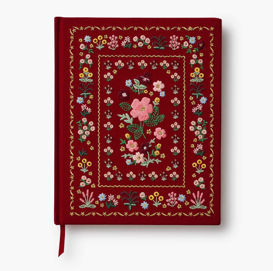 Gemma Embroidered Hardcover Sketchbook