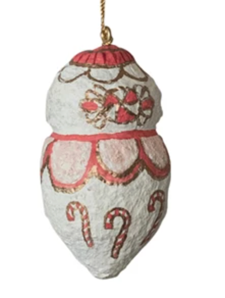 Hand painted Paper Mache Ornament