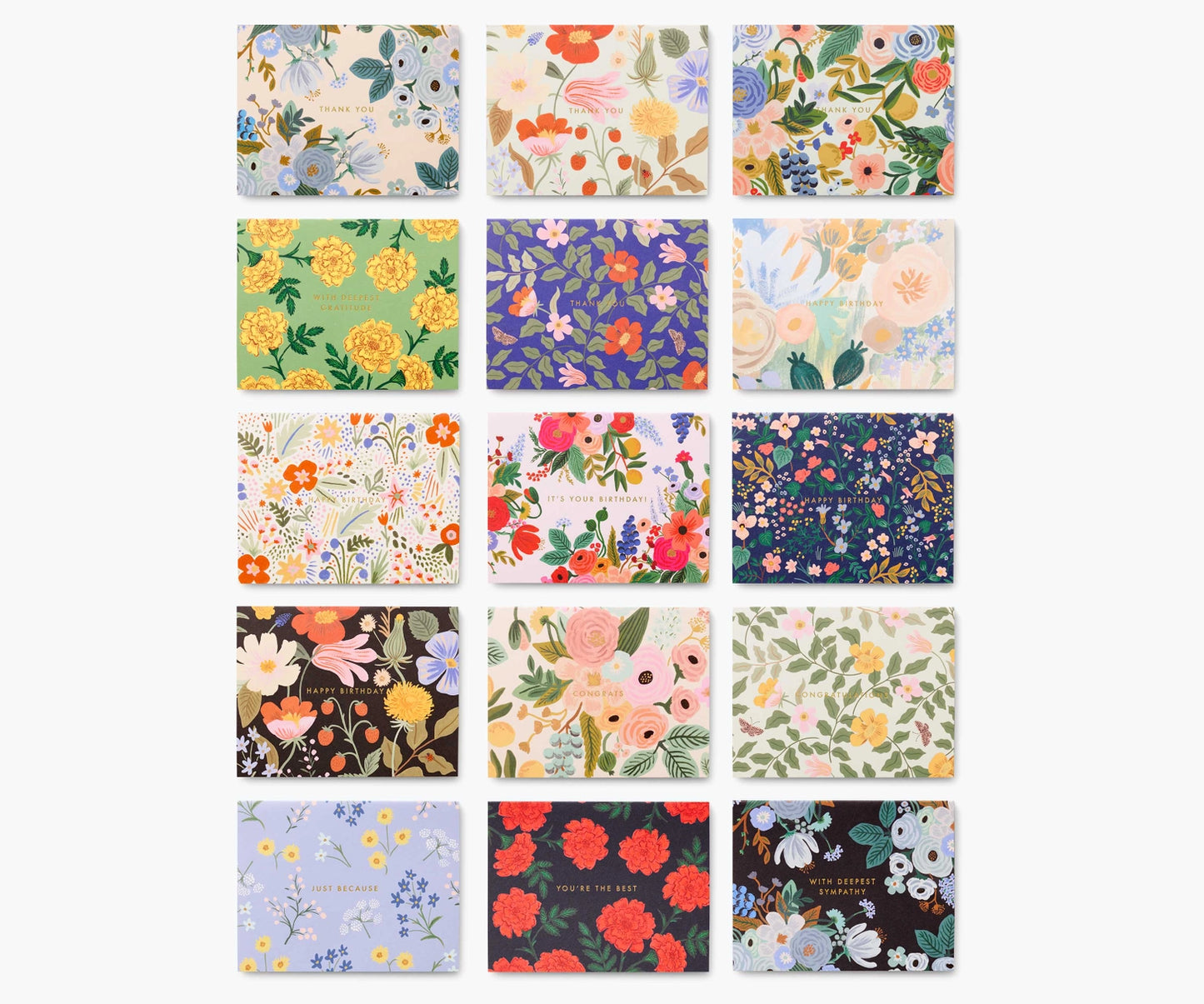 Mixed Florals Essentials Card Box Set
