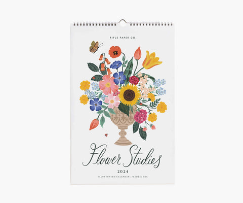 Flower Studies 2024 Wall Calendar