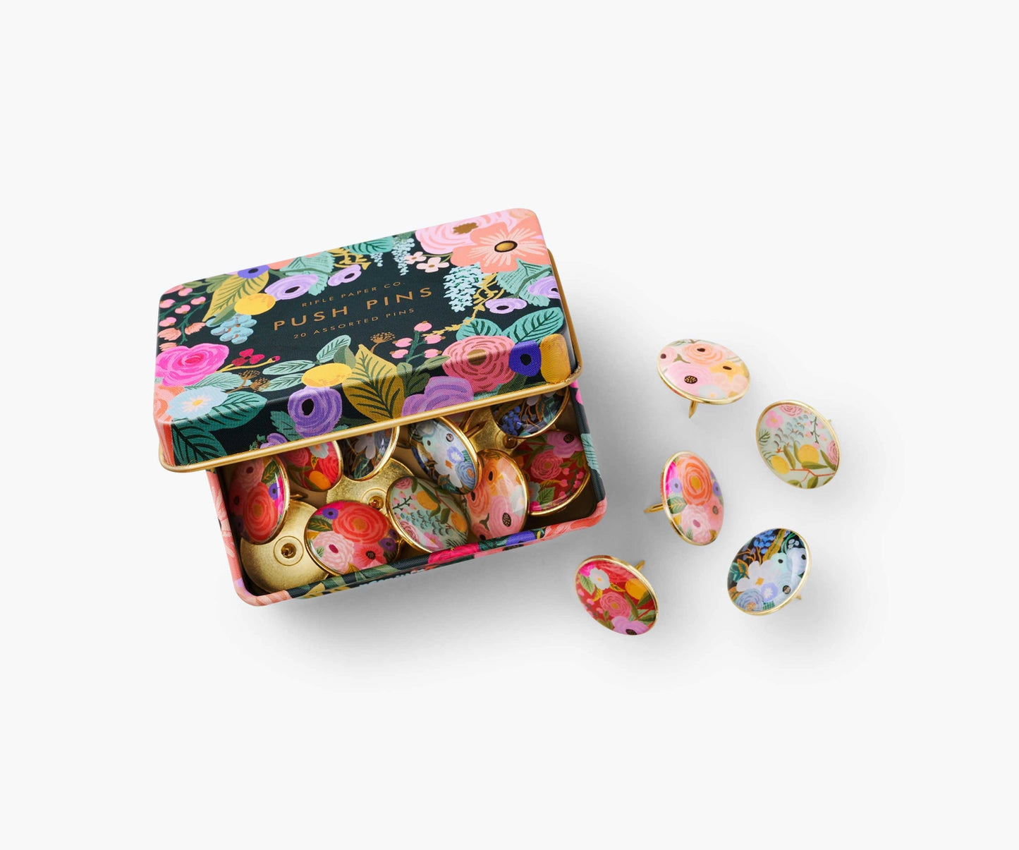 Garden Party Push Pin Set - Set of 20