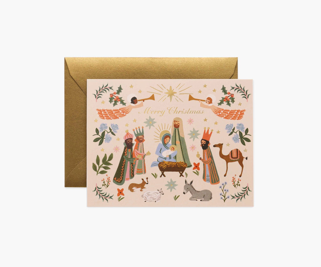 Nativity Scene Card