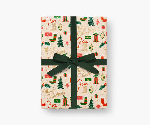 Deck The Halls Continuous Wrapping Roll