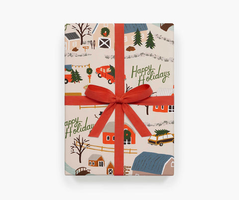 Holiday Tree Farm Wrapping Sheets