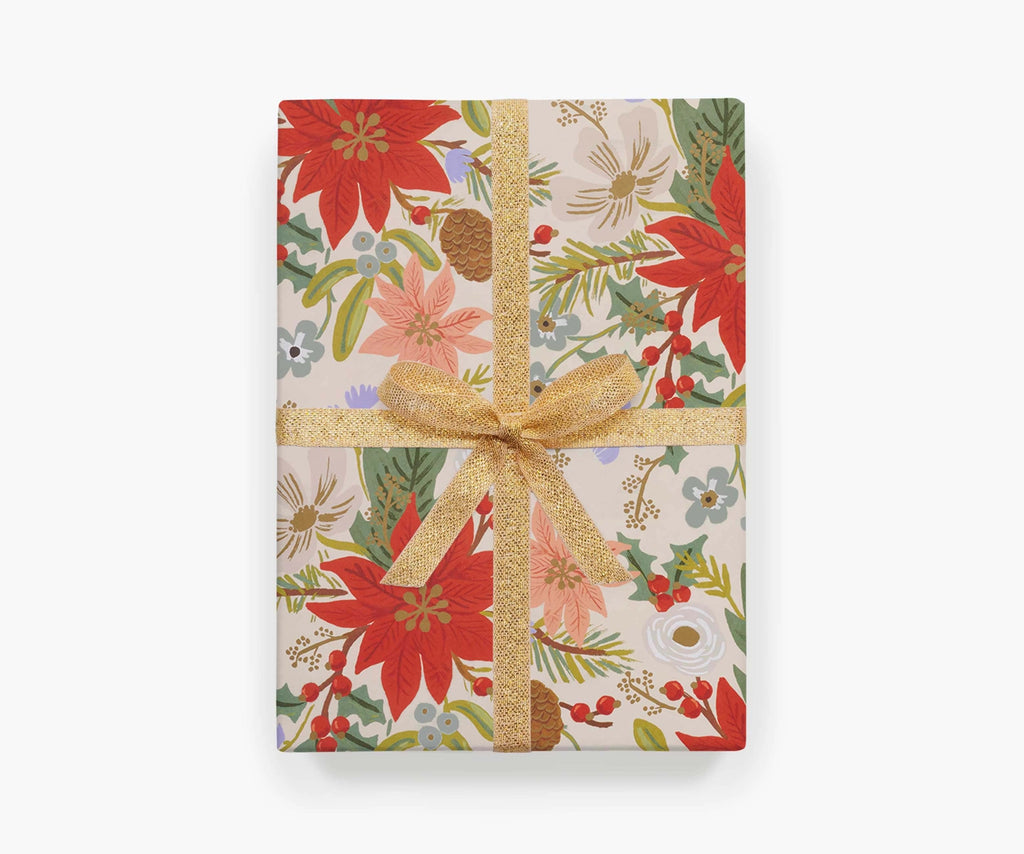 Poinsettia Wrapping Sheets