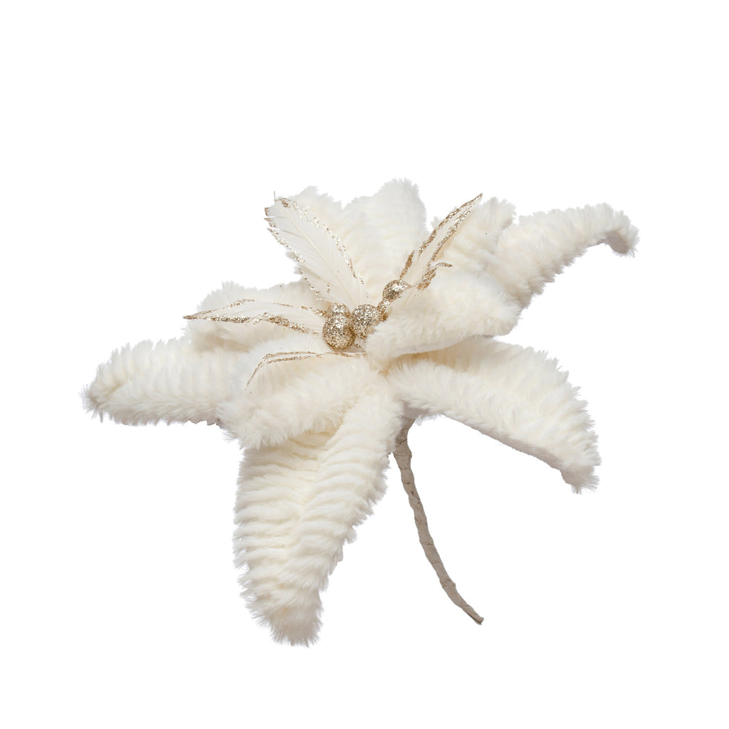 Poinsettia Clip-On Ornament