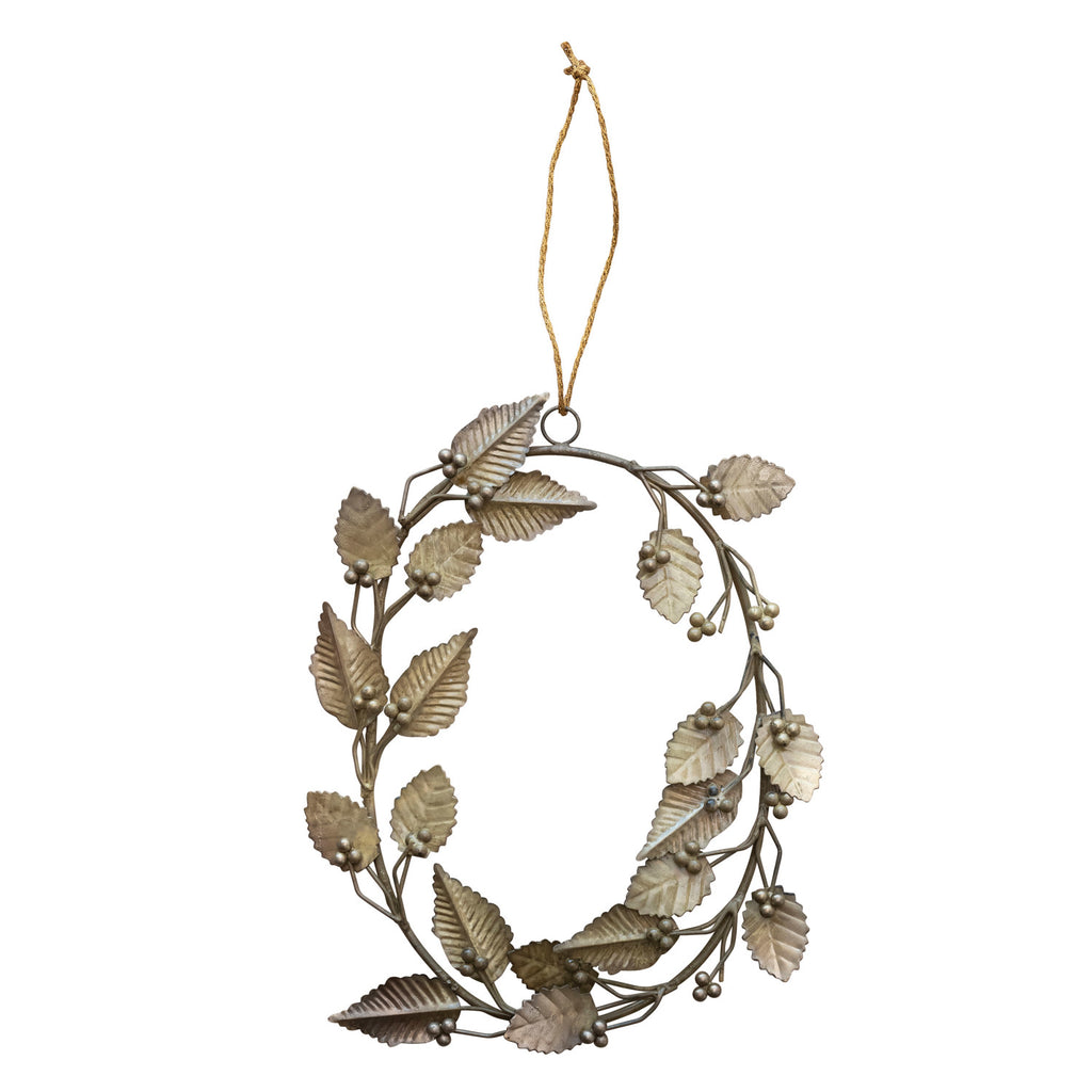 Antique Brass Wreath