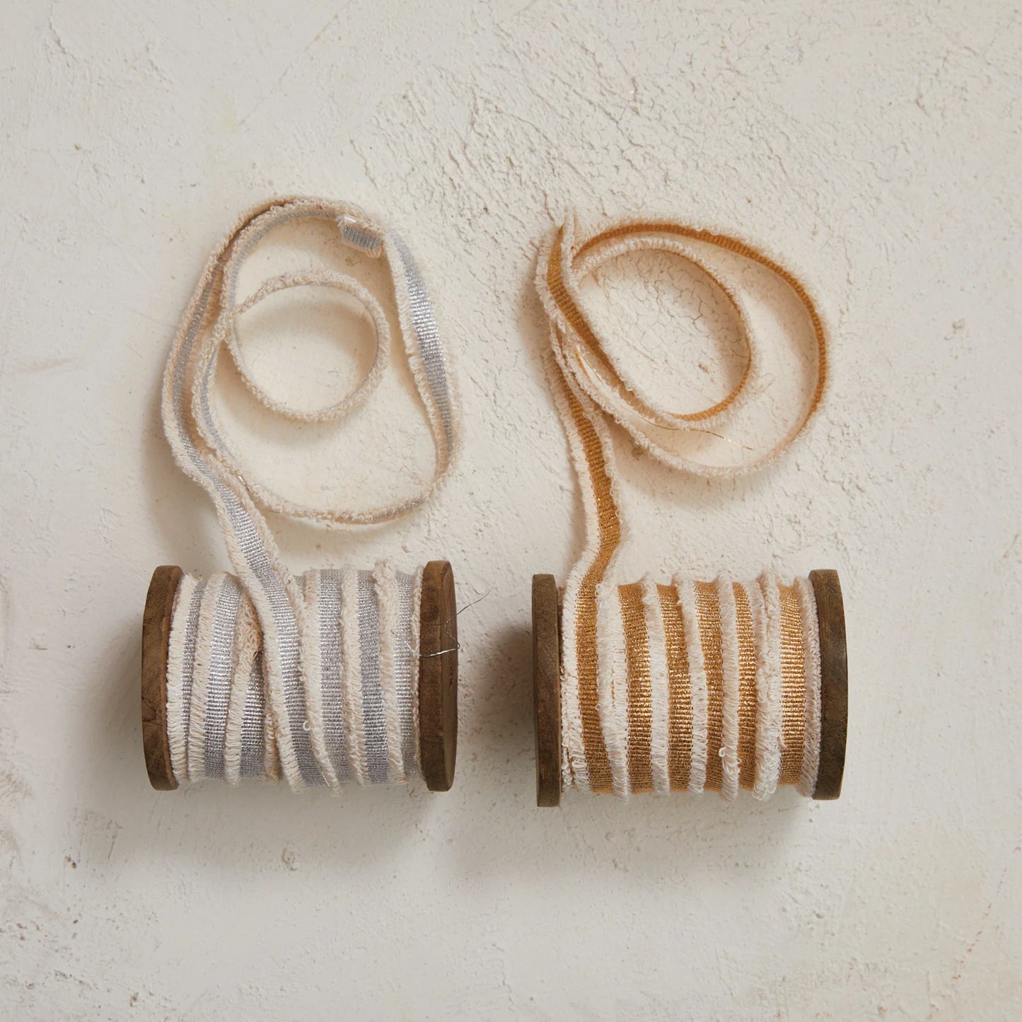 Metallic Thread & Fringe Ribbon