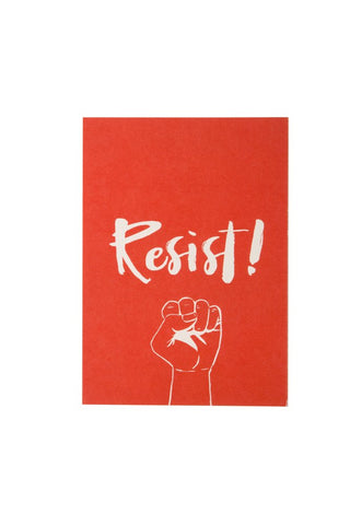 He said, She said - Resist! 5X7 Art Print