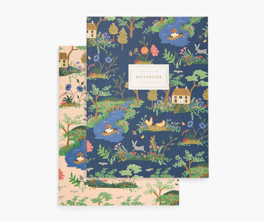 Garden Toile Notebook Set